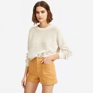 Everlane Patch Pocket Chino Shorts in Apricot Tan